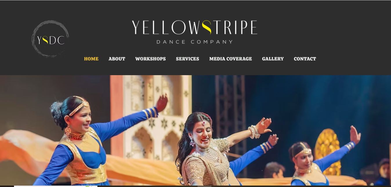 4. Yellow Stripe Dance Academy