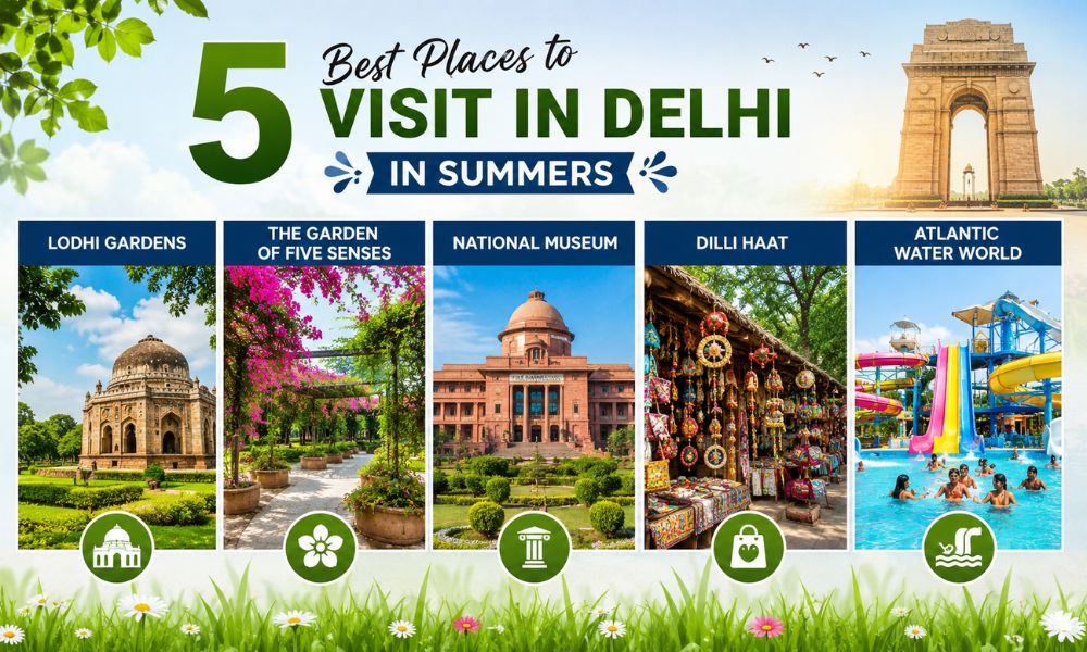 5 Best Places to Visit in Delhi in Summers