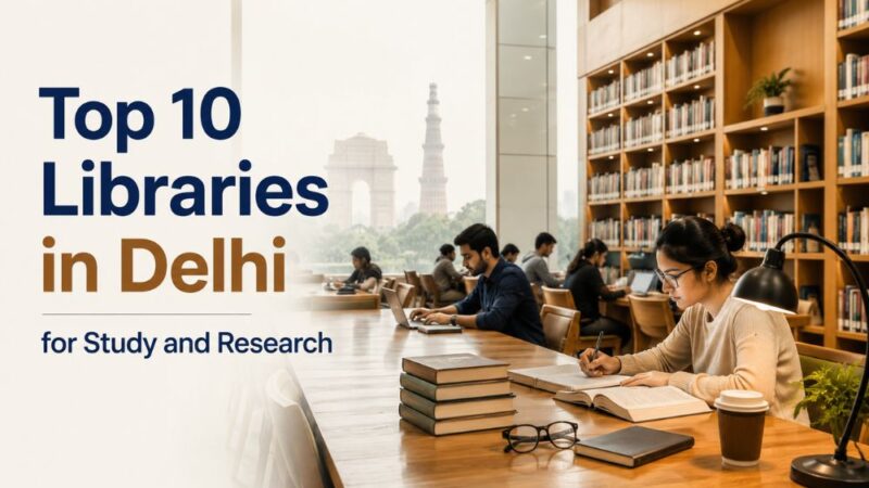 Top 10 Libraries in Delhi for Study and Research