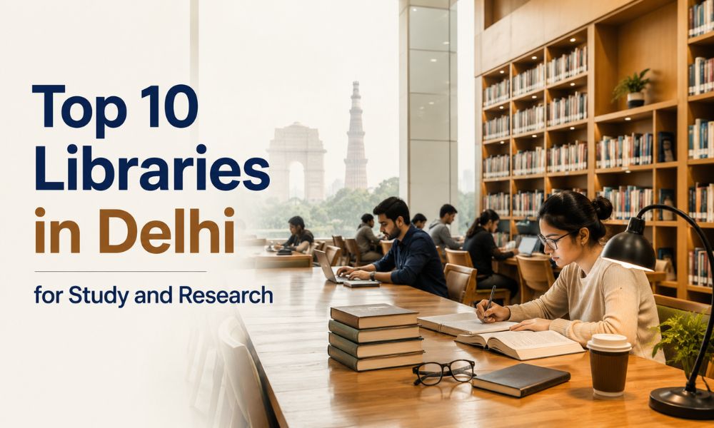 Top 10 Libraries in Delhi for Study and Research